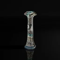 Column with mosaic