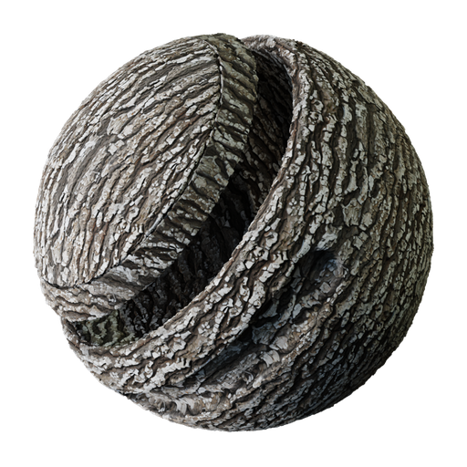 Tree Trunk Bark 03 (PBR) | FREE wood materials | BlenderKit