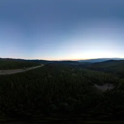 Aerial Canadian Nature Sunrise