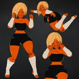 Lucifera - Anime Stylized NPR Character