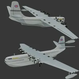 Giant Flying Boat Saunders