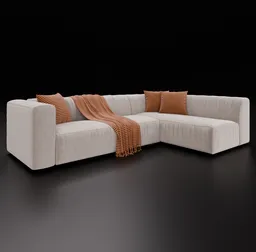 Sofa Lazy Ribcord Khaki