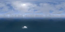 Seascape Cloudy Horizon