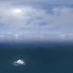 Seascape Cloudy Horizon