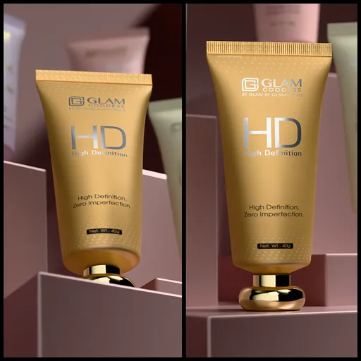 Face cream podium smooth transition