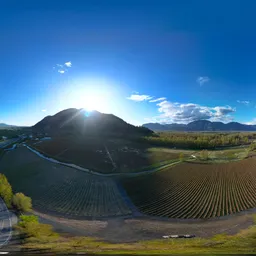 Sunny Aerial Evening