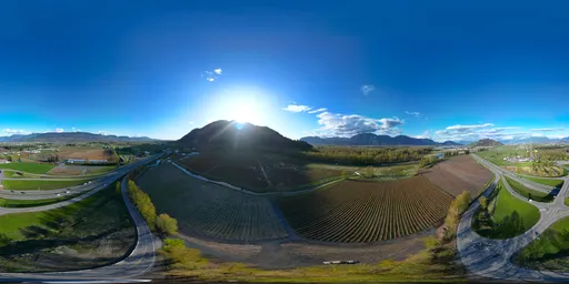 Sunny Aerial Evening