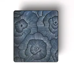 Mattress blue pattern