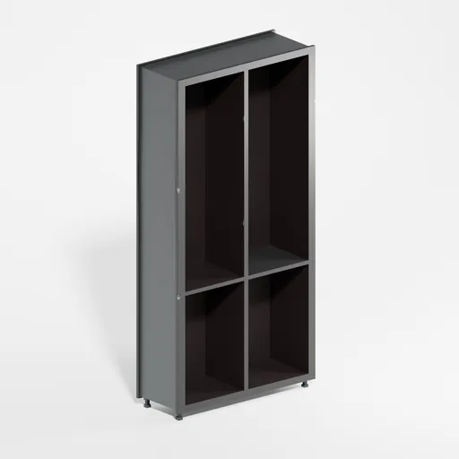 Low Poly Industrial Storage Cabinet