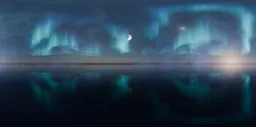 Aurora Fog Moon