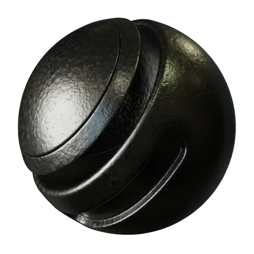 Dark rough iron
