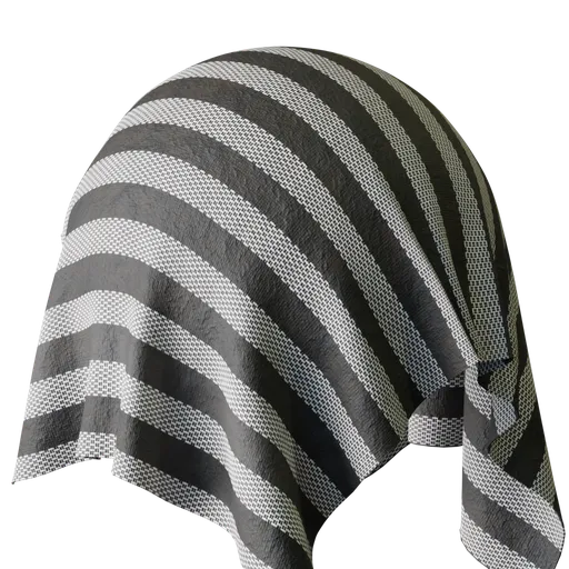 Striped Woven Fabric Material