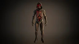 Cybernetic Bio-Soldier (Rigged)