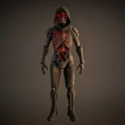 Cybernetic Bio-Soldier (Rigged)