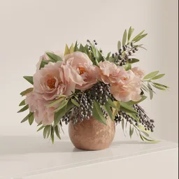 Soft Blush Garden Arrangement