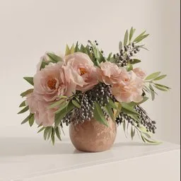 Soft Blush Garden Arrangement