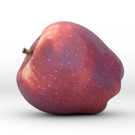 Red delicious apple organic fruit scan