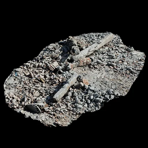Scan Pile of rubble