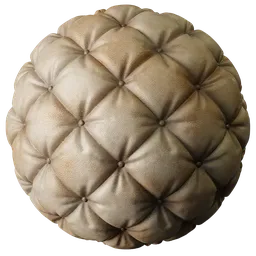 Quilted Leather Stained