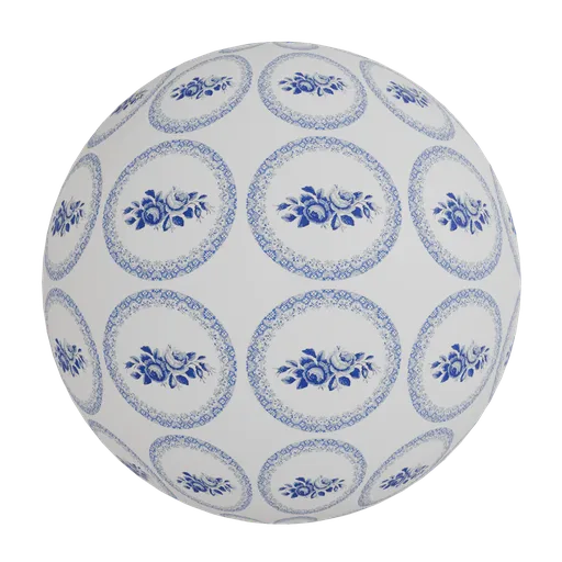 Porcelain plate texture