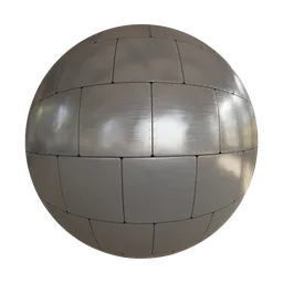 High-resolution PBR brushed metal texture for 3D modeling in Blender and other software.
