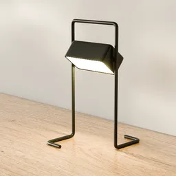 Angular Metal Table Lamp