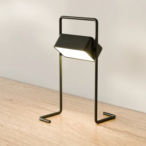 Angular Metal Table Lamp