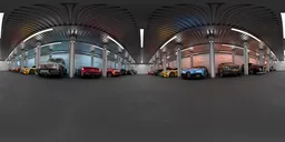 Luxury Car Garage HDRI Scene