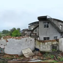 Cloudly Old Building Breaken