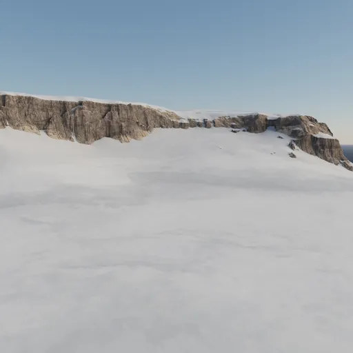Winter Snow Rocky Landscape