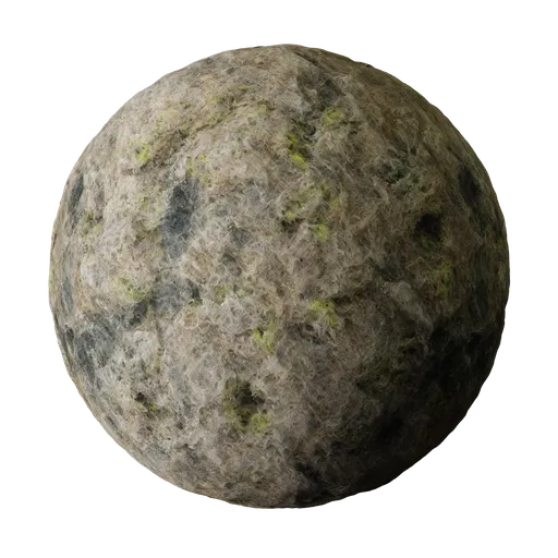 Rock With Moss