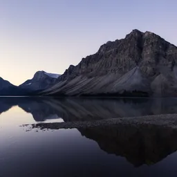 Sunrise Lake and Rocky Mountain