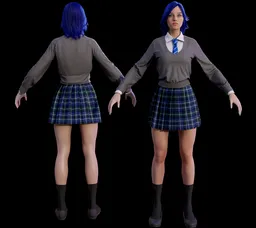 School girl - Female School Uniform