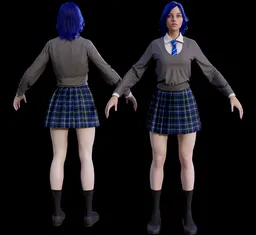 School girl - Female School Uniform