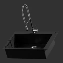 Sink S71 S712-F660 Industrail BK