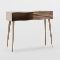 Walnut console