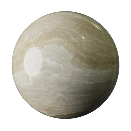 High-quality 4K PBR travertine marble material, polished finish for realistic architectural visualizations in Blender.