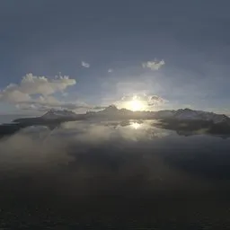 Mountain Landscape Fog Morning