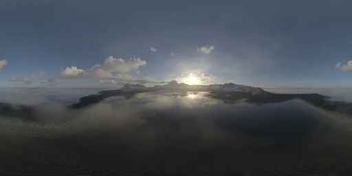 Mountain Landscape Fog Morning