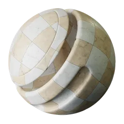 Checkerboard Marble Tiles