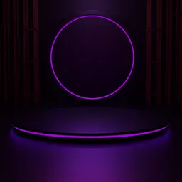 Black violate neon Set03