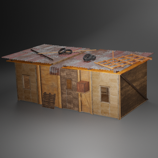 Pallet Homes FREE Private Buildings models BlenderKit