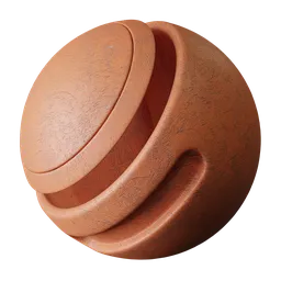 Orange plaster stucco wall