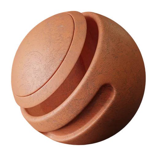 Orange plaster stucco wall
