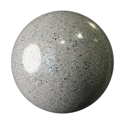 2K PBR Marble Texture for Blender 3D, detailed with natural stone patterns and reflections, suitable for seamless material integration.