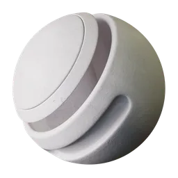 White roll painted wall