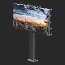 Road And Street Urban Billboard