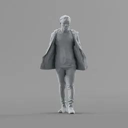 Lowpoly Male Standing