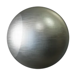 High-quality PBR brushed aluminum texture for realistic 3D rendering in Blender and other software.