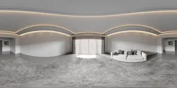 Luxury Curved Living Room